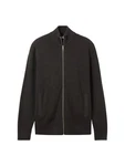TOM TAILOR Strickjacke anthrazit
