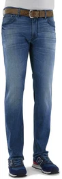 5-Pocket-Jeans Chuck darkblue Modern Fit Hi-Flex