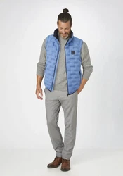 S4 Jackets Steppweste ARES Sportive Outdoorweste Hellblau/Grau/Blau