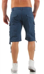 Big Seven Jeansshorts Brian Cargo Shorts Herren Hose Blau/Dunkelblau