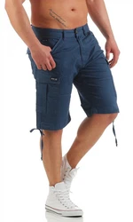 Big Seven Jeansshorts Brian Cargo Shorts Herren Hose Blau/Dunkelblau