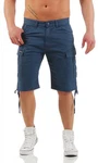 Big Seven Jeansshorts Brian Cargo Shorts Herren Hose Blau/Dunkelblau