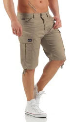 Big Seven Jeansshorts Brian Cargo Shorts Herren Hose Khaki/Beige