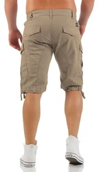 Big Seven Jeansshorts Brian Cargo Shorts Herren Hose Khaki/Beige