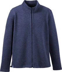 Mufflon Wolljacke Mu-Jon Blau/Dunkelblau