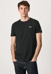 Pepe Jeans T-Shirt Rundhals Dunkelblau/Lila