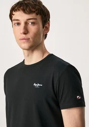 Pepe Jeans T-Shirt Rundhals Dunkelblau/Lila