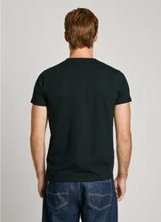 Pepe Jeans T-Shirt Rundhals Dunkelblau/Lila