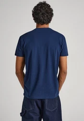 Pepe Jeans T-Shirt Rundhals navy/wei