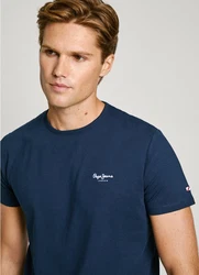 Pepe Jeans T-Shirt Rundhals navy/wei