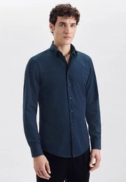 Businesshemd X-Slim X-Slim Langarm Kentkragen Punkte