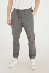 BLEND Hose 'Nimbu' Creme/Grau/Weiß