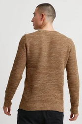 11 Project Rundhalspullover PRAlaric Braun/Khaki/Beige