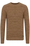 11 Project Rundhalspullover PRAlaric Braun/Khaki/Beige