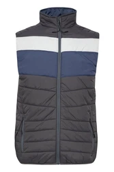 Blend Steppweste Kristian Dunkelblau/Grau/Blau/Hellblau/Schwarz