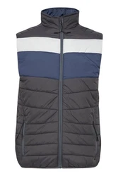 Blend Steppweste Kristian Dunkelblau/Grau/Blau/Hellblau/Schwarz