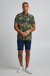 Blend Hawaiihemd BHGawai Dunkelgrün/Grün/Blau
