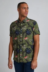 Blend Hawaiihemd BHGawai Dunkelgrün/Grün/Blau