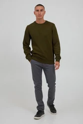 Blend Sweatshirt Style BHRavin Dunkelgrün/Khaki