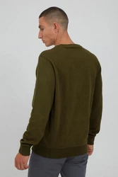 Blend Sweatshirt Style BHRavin Dunkelgrün/Khaki