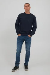 Blend Sweatshirt Style BHRavin Dunkelblau/Blau