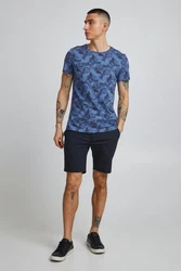 Blend T-Shirt BLEND BHAage Hellblau/Dunkelblau/Blau