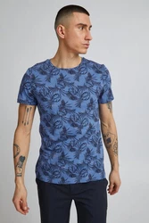 Blend T-Shirt BLEND BHAage Hellblau/Dunkelblau/Blau