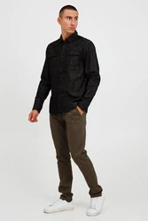 Blend Jeanshemd BHNantes Khaki/Dunkelgrün/Schwarz/Rot