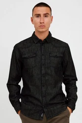 Blend Jeanshemd BHNantes Khaki/Dunkelgrün/Schwarz/Rot