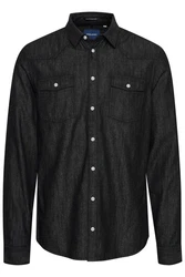 Blend Jeanshemd BHNantes Khaki/Dunkelgrün/Schwarz/Rot
