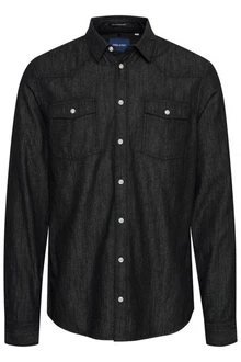 Blend Jeanshemd BHNantes Khaki/Dunkelgrün/Schwarz/Rot