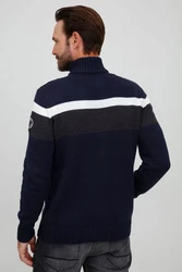 FQ1924 Herren Strickpullover Troyer Edvin (193923) Navy Blazer (193923)