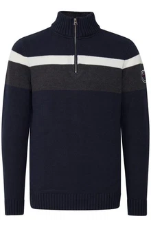 FQ1924 Herren Strickpullover Troyer Edvin (193923) Navy Blazer (193923) FQ1924 Herren Strickpullover Troyer Edvin (193923) Navy Blazer (193923)