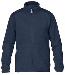 Fjällräven Anorak Sten Fleece Jacket Herren Dunkelblau/Blau