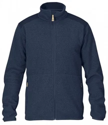 Fjällräven Anorak Sten Fleece Jacket Herren Dunkelblau/Blau