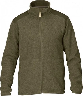 Fjällräven Anorak Sten Fleece Jacket Herren Dunkelgrün/Khaki/Braun
