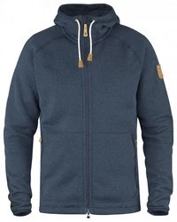 Fjällräven vik Fleece Hoodie Herren Dunkelblau/Blau