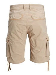 Jack & Jones Jeansshorts Cargo Shorts Bermuda Shorts Khaki/Beige/Braun