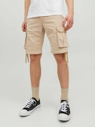 Jack & Jones Jeansshorts Cargo Shorts Bermuda Shorts Khaki/Beige/Braun