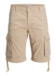 Jack & Jones Jeansshorts Cargo Shorts Bermuda Shorts Khaki/Beige/Braun