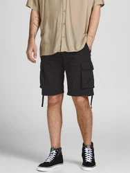 Jack & Jones Jeansshorts Cargo Shorts Bermuda Shorts Schwarz/Dunkelgrau/Dunkelblau/Khaki