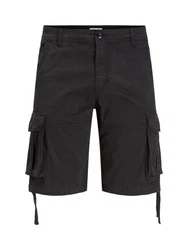 Jack & Jones Jeansshorts Cargo Shorts Bermuda Shorts Schwarz/Dunkelgrau/Dunkelblau/Khaki