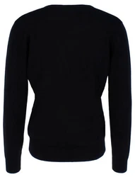 TOM TAILOR Rundhalspullover Dunkelblau/Schwarz