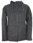 Mufflon Wolljacke Mu-Halva Dunkelgrau/Grau/Hellgrau