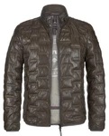 Milestone Lederjacke MS-Aversa Khaki/Dunkelgrün/Braun/Grau/Dunkelbraun