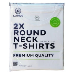 LERROS T-Shirt Kurzarmshirt Doppelpack Regular Fit Weiß/Creme