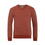 LIVING CRAFTS Strickpullover PIERCE Orange/Braun/Rot