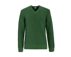 LIVING CRAFTS Strickpullover PIERCE Dunkelgrün/Grün