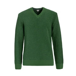 LIVING CRAFTS Strickpullover PIERCE Dunkelgrün/Grün