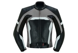 German Wear Motorradjacke GW409J Mischfarben/Dunkelgrün/Grau/Dunkelgrau